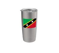 Bandiera di Saint Kitts e Nevis Bicchiere termico in acciaio inox doppia parete