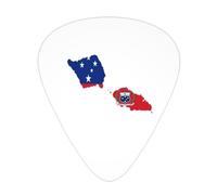 Bandiera di Samoa Mappa Chitarra Plettri Plettri Per Chitarra Basso 12 Pack