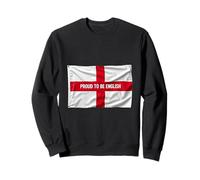Bandiera di San Giorgio Proud To Be English Design Bandiera Inghilterra Felpa