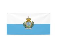 Bandiera di San Marino Stampa Versatile Party Banner,Migliori bandiere banner per eventi,Decorazioni per feste di compleanno