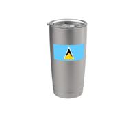 Bandiera di Santa Lucia Bicchiere termico in acciaio inox doppia parete