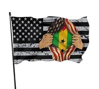 Bandiera di Sao Tomé e Principe Blood Inside Me Bandiera 9,1 x 1,5 m Bandiere da muro dai colori vivaci e resistenti allo sbiadimento UV per esterni ed interni