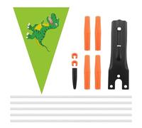 Bandiera Di Sicurezza - Bandiera Per Bicicletta Impermeabile Con Regolabile | Bandiere Per Rimorchio Ad Alta Visibilità Per Bambini Bici Bandiere Per Visibilità Di Guida Di Sicure