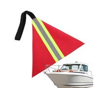 Bandiera di sicurezza per barca,Bandiera riflettente per kayak | Accessorio riflettente ad alta visibilità per gancio di traino, auto, campeggio, bicicletta, quad, canoa e barca