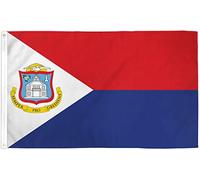 Bandiera di Sint Maarten, 1,5 x 9,6 m, 100% poliestere, con occhielli FlagSuperstore