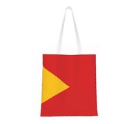 Bandiera di Timor-Leste Totes. Tela leggera, doppi manici, elegante borsa tote da donna, perfetta per lo shopping, il lavoro e il trasporto quotidiano.