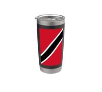 Bandiera di Trinidad e Tobago Bicchiere termico in acciaio inox doppia parete