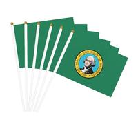 Bandiera di Washington con stampa portatile bandiere portatili celebrazioni feste vacanze decorazione eventi