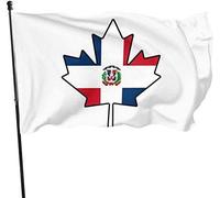 Bandiera dominicana Canada Maple Leaf-1 Sottomarino SSBN Deterrente Bandiera di pattuglia Stampa singola Decorativa Giardino Esterno Bandiera 3x5 Ft