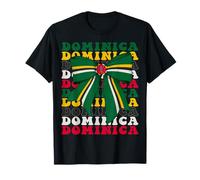 Bandiera Dominicana Pride Coquette Bow Maglietta