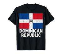 Bandiera Dominicana Repubblica Dominicana Santo Domingo Compleanno Maglietta