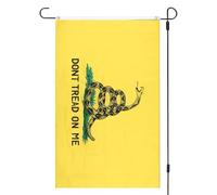 Bandiera Don't Snack Me | Novità bandiere per garage, bandiere double face Tea Party serpente a sonagli, bandiere libertarie Gadsden 89 x 140 cm per camera da letto casa