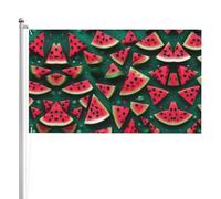 Bandiera double-face Dream Anguria, 9 x 1,5 m, bandiera da esterno a triplo strato pesante, 0,9 x 1,5 m, striscione da giardino in poliestere.