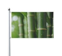 Bandiera double-face in bambù dopo la pioggia, 9 x 1,5 m, resistente, per esterni e giardino, perfetta per camera da letto e giardino
