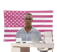 Bandiera Dre-w Sta-rkey, Bandiera Dr-ews Flag Da Appendere Al Muro, Bandiera Personalizzata Rosa America, Bandiera R=af-e Came=ron, Divertente Decorazione Per La Casa Con Bandiera Rosa America