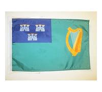 AZ FLAG Bandiera Dublino 45x30 cm - Bandierina Dublino In Irlanda 30x45 cm Cordicelle