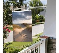 Bandiera dune da spiaggia 0,6 x 0,9 m per esterni interni primavera estate autunno inverno giardino bandiere con occhiello verticale su entrambi i lati bandiere per decorazioni da cortile