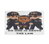 Bandiera Durevole Bandiere Da Giardino Arrest Obama Resistente Alle Intemperie Bandierine Per Parata Conferenza Giardino 90X150Cm