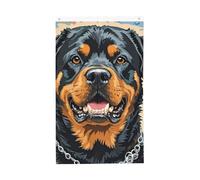 Bandiera Durevole, Cool Dog Art Doppia Cucitura Bandiere Da Giardino Per Bar Celebrazione Bandierine Della Decorazione 90X150Cm