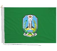 Bandiera East Java con corda e levetta - fatta a mano nel Regno Unito