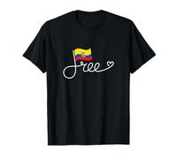 Bandiera Ecuador Gratis - Ecuadorian Freedom Word Art Maglietta