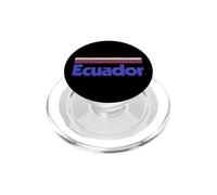 Bandiera Ecuador retrò rosso PopSockets PopGrip per MagSafe