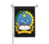 Bandiera Emblem Of The People'S Republic Of Angola Stagione Bandiera Tessuto Da Esterno Striscione All'Aperto, Per Eventi, Balcone, Celebrazioni, 30x45cm