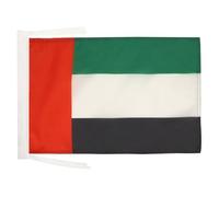 BANDIERA EMIRATI ARABI UNITI 45x30cm - BANDIERINA EMIRATINA 30 x 45 cm cordicelle - AZ FLAG