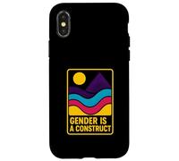 Bandiera Enby LGBTQ+ unisex per spettro di genere non binario Custodia per iPhone X/XS