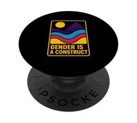 Bandiera Enby LGBTQ+ unisex per spettro di genere non binario PopSockets PopGrip Adesivo