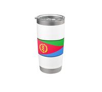 Bandiera Eritrea Stato dell'Eritrea Corno d'Africa Mar Rosso Bicchiere termico in acciaio inox doppia parete