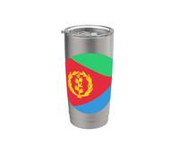 Bandiera Eritrea Stato dell'Eritrea Corno d'Africa Mar Rosso Bicchiere termico in acciaio inox doppia parete