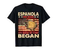 Bandiera Espanola New Mexico USA 4 luglio Maglietta