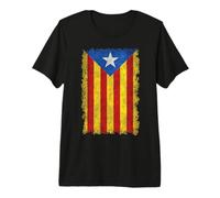 Bandiera Estelada in Stile Invecchiato Maglietta Premium