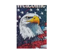Bandiera esterna delle bandiere di preghiera dell'uccello dell'America per la decorazione del patio 28x40 doppia faccia