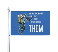 Bandiera Esterna How Are The Breaks Don'T Know Never Touched Them Bandiere Da Cortile Stagionali Doppia Faccia Bandiere Per Sport Balcone Soggiorno 90X150Cm