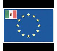 Bandiera Europa+Italia Cm.30X45