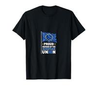Bandiera Europea Unione Stelle Orgoglio Maglietta