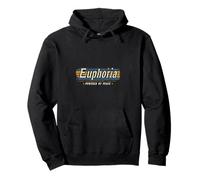 Bandiera Europea unità Stella Retro Felpa con Cappuccio