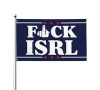 Bandiera "Fanculo Israele", bandiera libera per la Palestina, bandiere da giardino anti-Israele per esterni, striscioni 4x6, cartelli da giardino