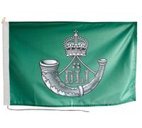 Bandiera fanteria leggera Durham dell'esercito britannico con corda e levetta...