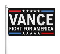 Bandiera Fight For America Jd Vance 2028, bandiere bifacciali, durevoli, resistenti allo sbiadimento, in poliestere 300d, per esterni, 3x5 piedi, 3 strati