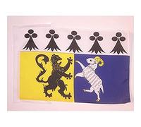 BANDIERA FINISTÈRE 45x30cm - BANDIERINA DIPARTIMENTO FRANCESE - FRANCIA 30 x 45 cm cordicelle - AZ FLAG