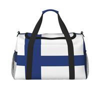 Bandiera finlandese È una borsa da viaggio a tracolla portatile con grande capacità e multifunzione, un must per i viaggi all'aperto