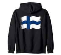 Bandiera Finlandia di Giorno Finlandia o Orgoglio Finlandese Felpa con Cappuccio