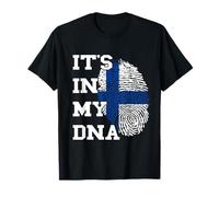Bandiera Finlandia È nel mio DNA Orgoglio finlandese Radici finlandesi Maglietta