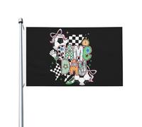 Bandiera Fiocco A Forma Di Stella Per La Partita Di Calcio Retrò Resistente Ai Raggi Uv Garden Flag Durevole Bandiere Pirata Per Activités Sportives Home Interno 3X5Ft