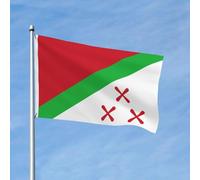 Bandiera Flag Of Katanga Bandiera In Poliestere Tessuto Da Esterno Colori Vivaci Striscione All'Aperto, Per Feste Estive, Eventi, Giardino, 90x150cm