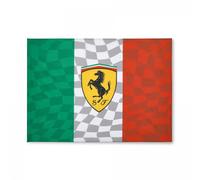Bandiera Flag Scuderia Ferrari Scudetto e tricolore cm 140 x 100