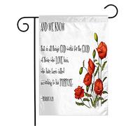 Bandiera Flowers From Drawing 8 Red 28 Purpose Works According Poppies Passage Romans Flower Nature Bandiera Di Benvenuto Striscione All'Aperto, Per Eventi, Balcone, Feste Strada, 30x45cm